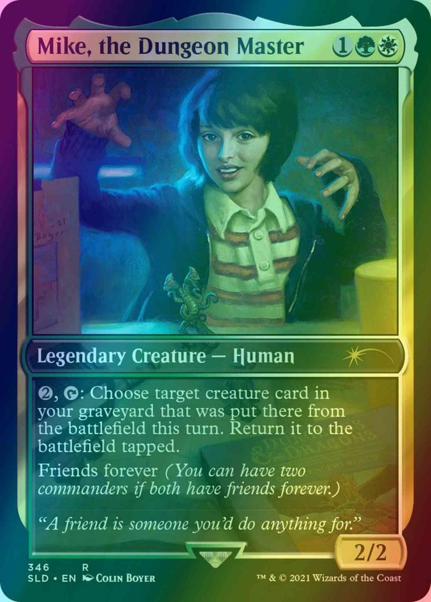 Mike, the Dungeon Master [0346] [Stranger Things] [Secret Lair Drop] [Foil]