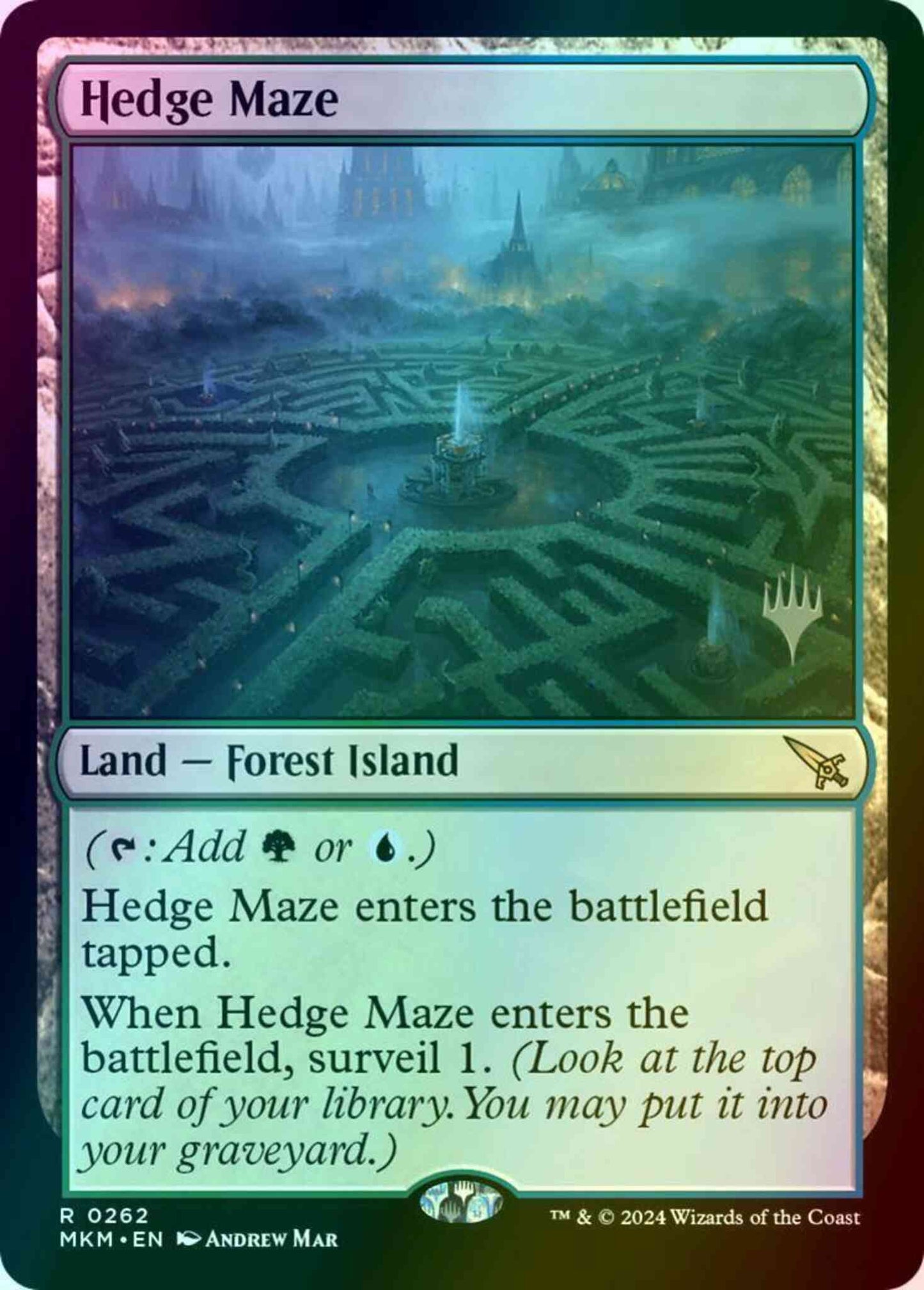 Hedge Maze [262p] [Promo Pack] [Murders at Karlov Manor: Promos] [Foil]