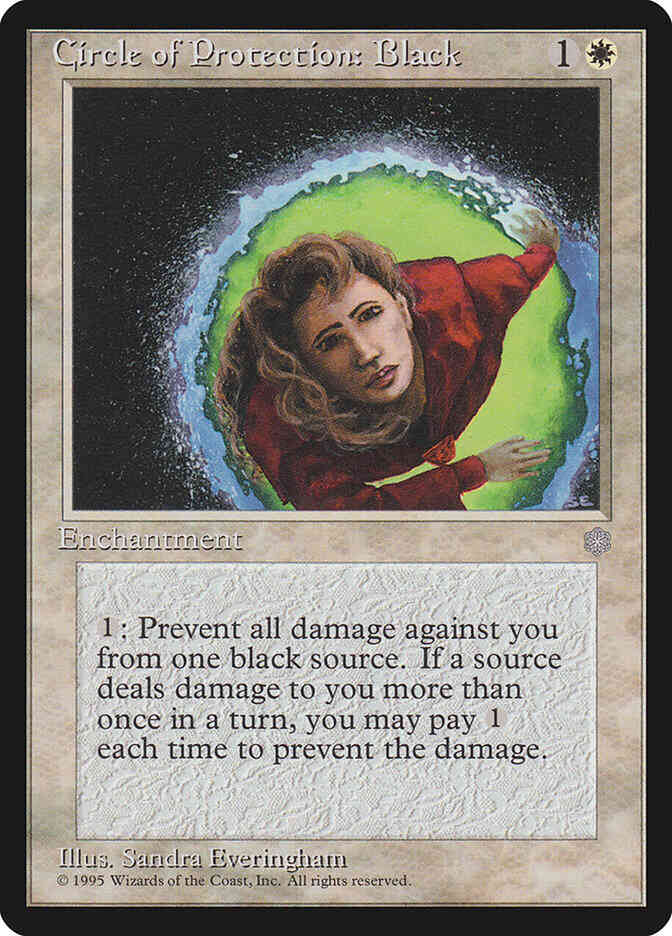 Circle of Protection: Black [12] [Ice Age] [Non-Foil]