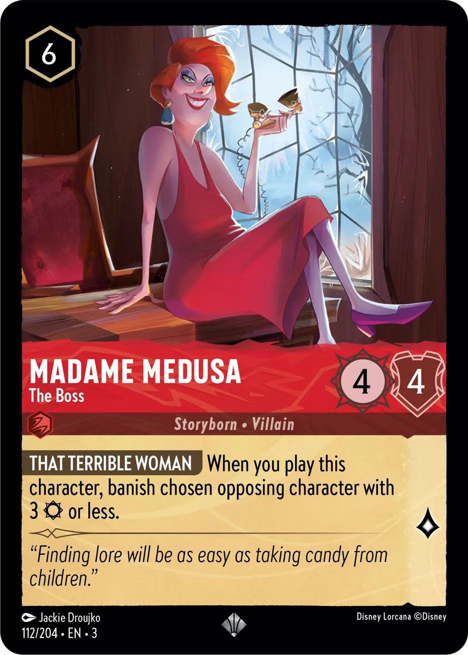 Madame Medusa - The Boss - 112/204 [Into the Inklands] [Non-Foil]