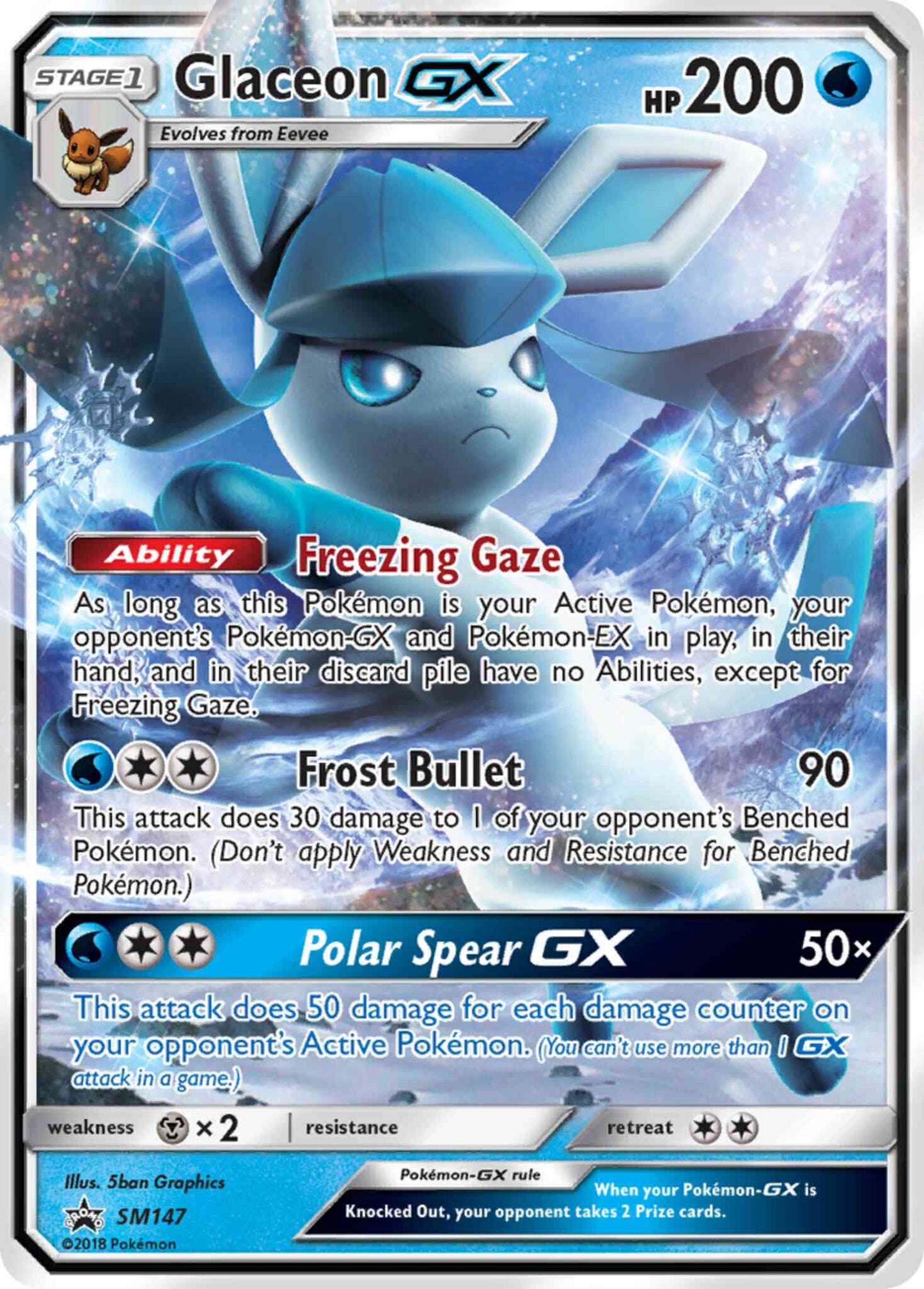 Glaceon-GX - SM147 - Promo [smp-SM147] [Ultra]
