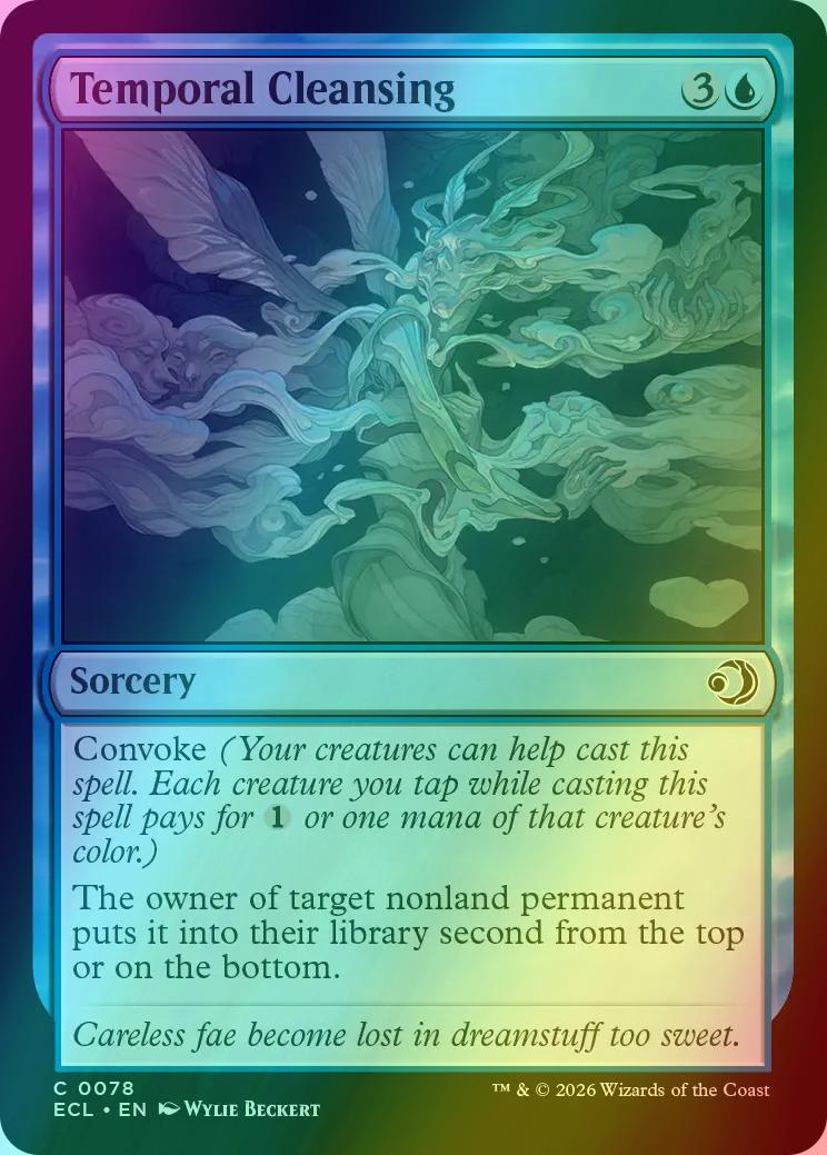 Temporal Cleansing [78] [Lorwyn Eclipsed] [Foil]