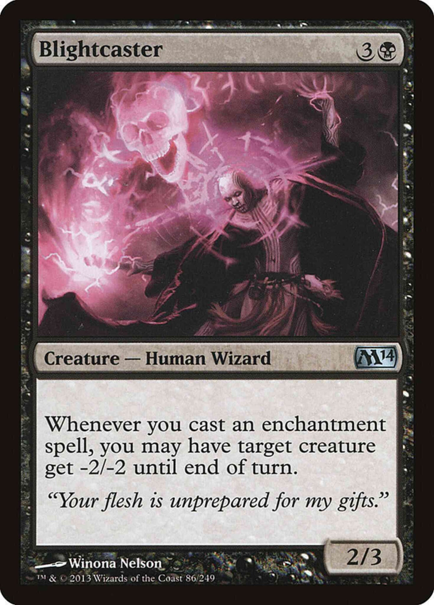 Blightcaster [86] [Magic 2014] [Non-Foil]