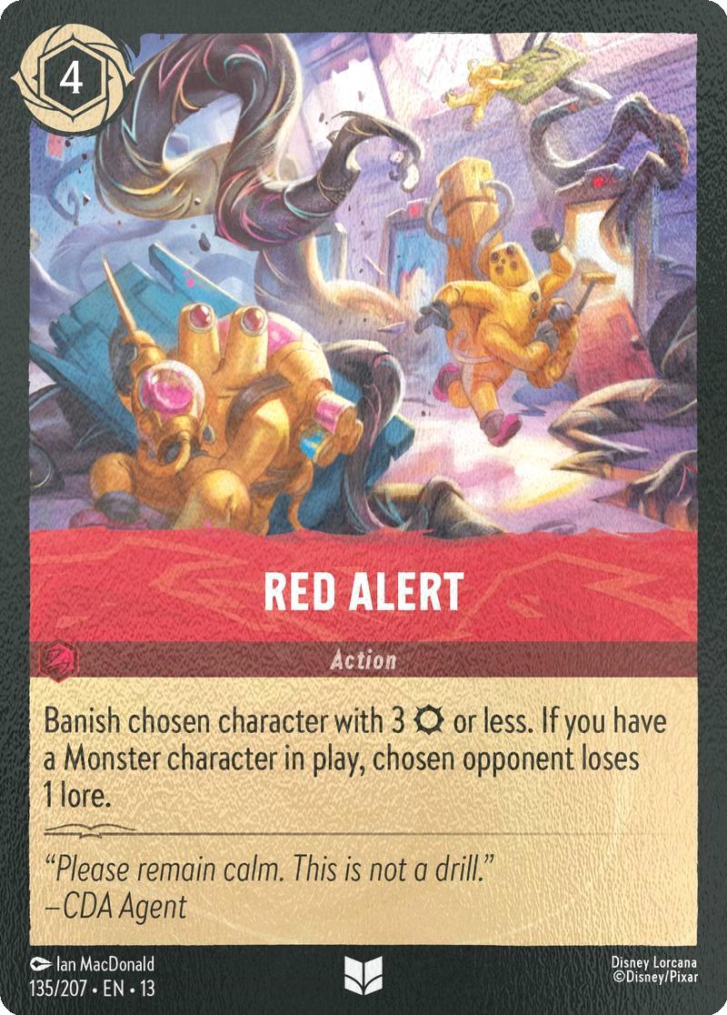 Red Alert - 135/204 [Attack of the Vine!] [Cold Foil]