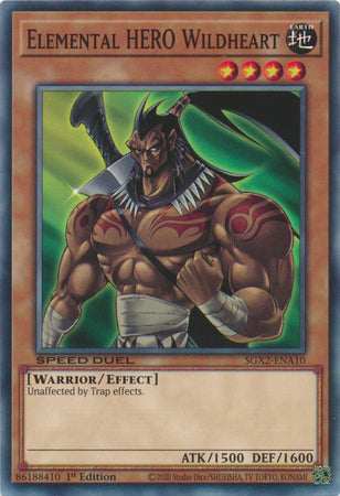 Elemental HERO Wildheart - SGX2-ENA10 - Common - 1st Edition