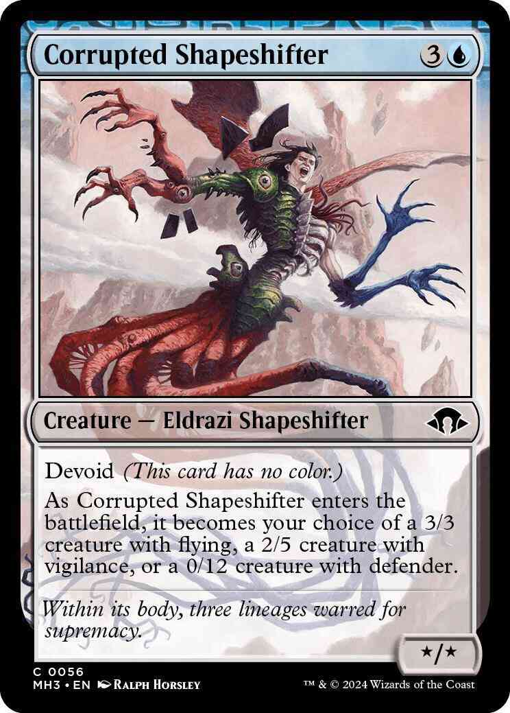 Corrupted Shapeshifter [56] [Modern Horizons 3] [Non-Foil]
