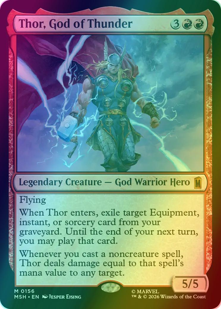Thor, God of Thunder [156] [Marvel Super Heroes] [Foil]