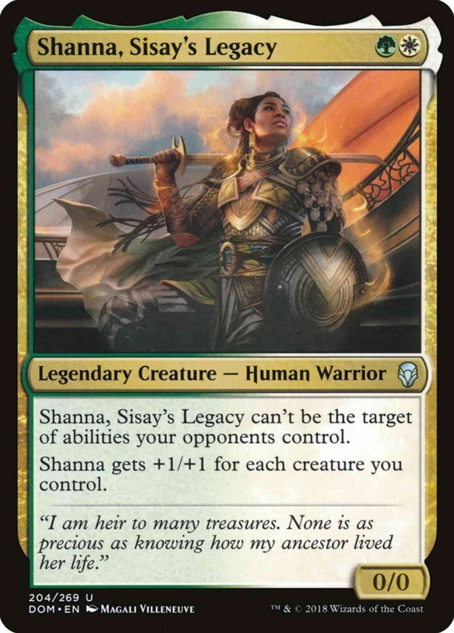 Shanna, Sisay's Legacy [204] [Dominaria] [Non-Foil]