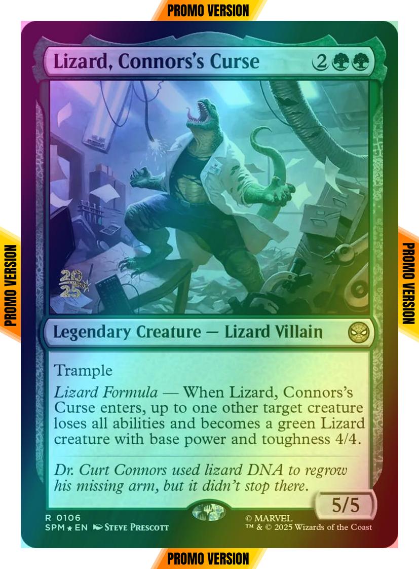 Lizard, Connors's Curse [106s] [Marvel's Spider-Man: Promos] [Foil]