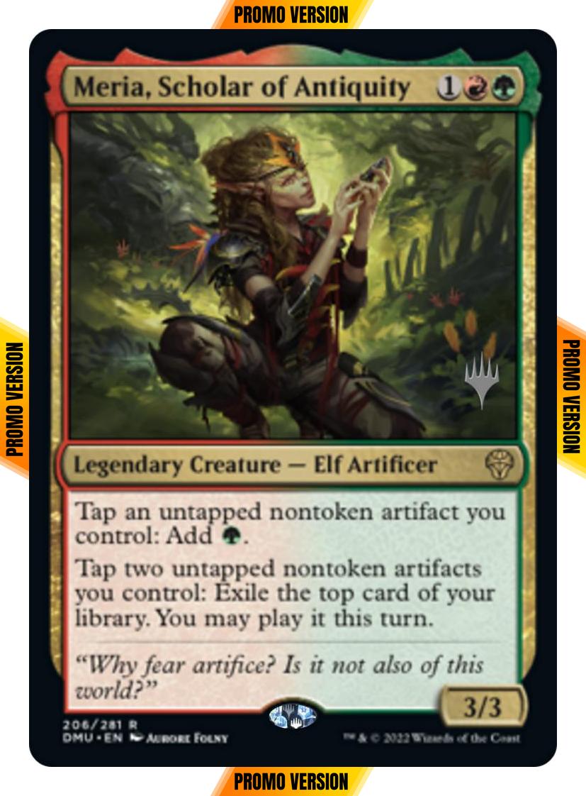 Meria, Scholar of Antiquity [206p] [Promo Pack] [Dominaria United: Promos] [Non-Foil]