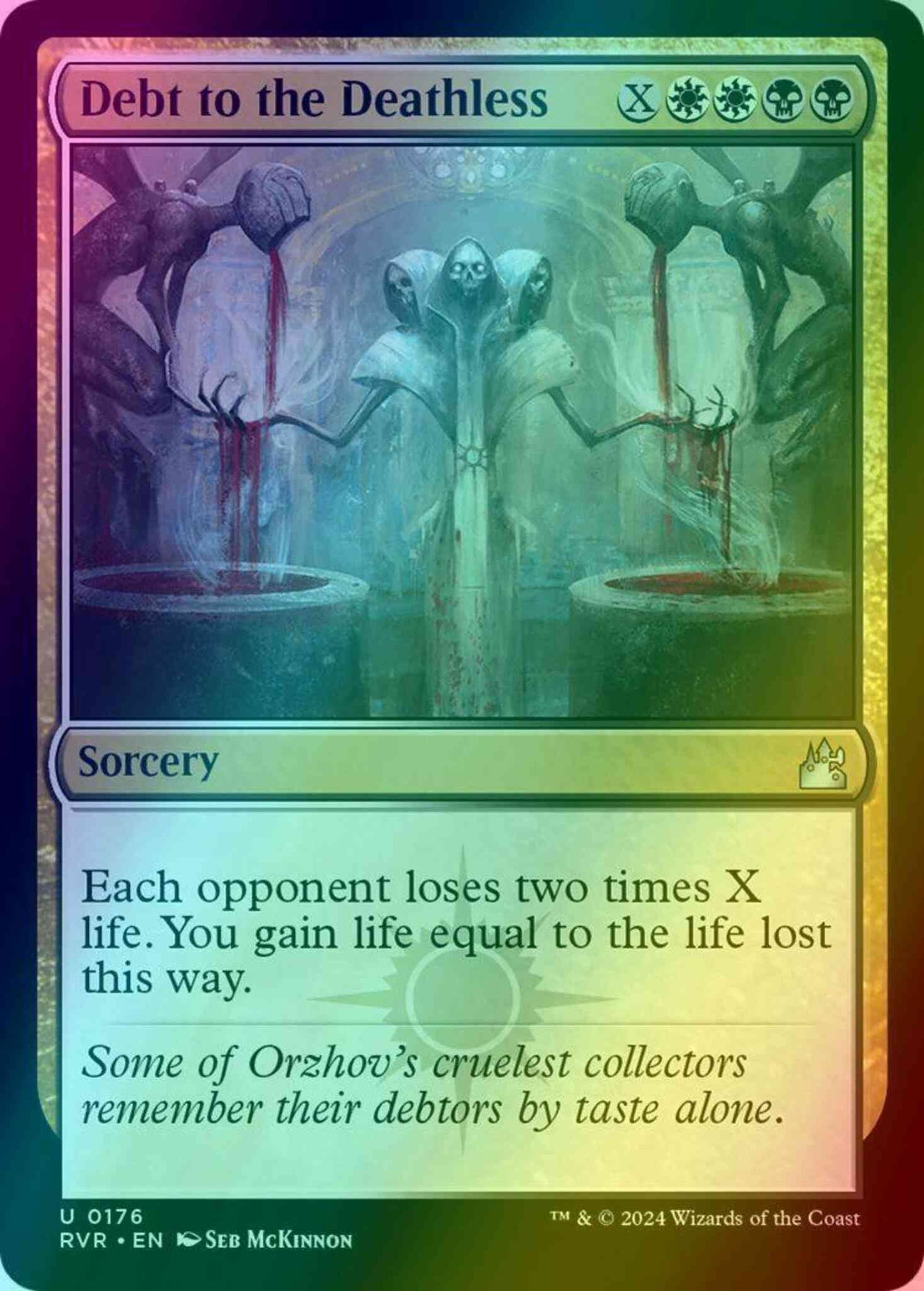 Debt to the Deathless [176] [Ravnica Remastered] [Foil]