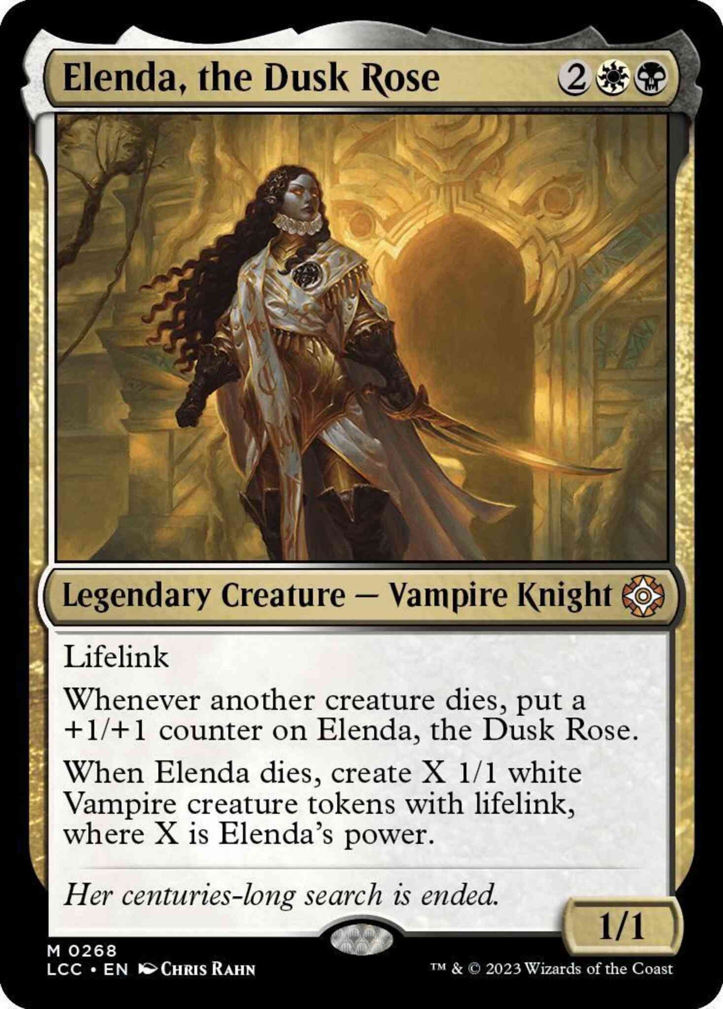 Elenda, the Dusk Rose [268] [The Lost Caverns of Ixalan: Commander] [Non-Foil]