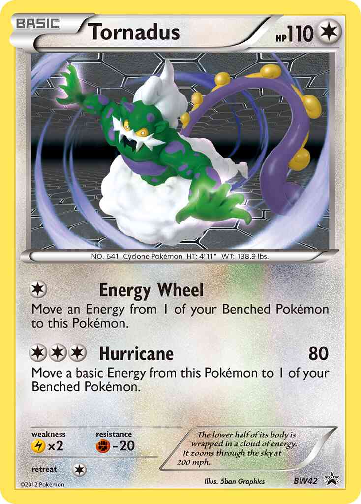 Tornadus - BW42 - Promo [bwp-BW42] [Reverse Holo]