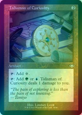 Talisman of Curiosity [35] [Retro Frame] [Modern Horizons 1 Timeshifts] [Etched Foil]