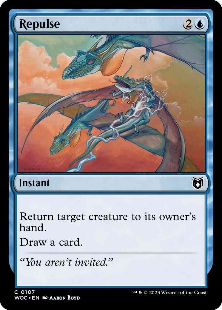 Repulse [107] [Wilds of Eldraine: Commander] [Non-Foil]