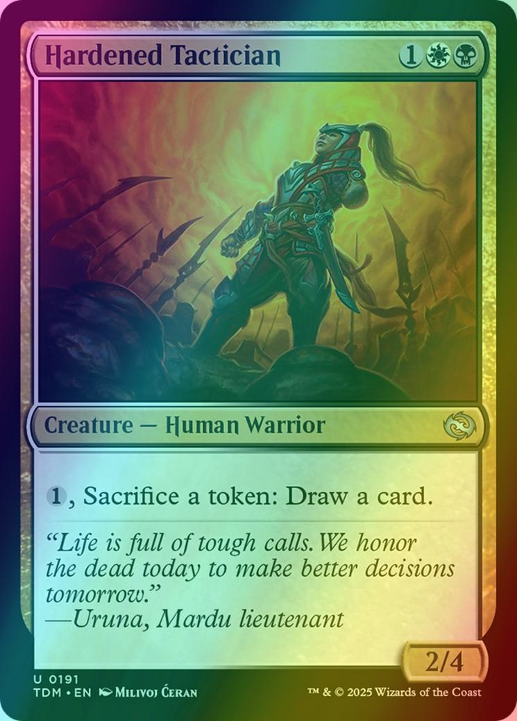 Hardened Tactician [191] [Tarkir: Dragonstorm] [Foil]