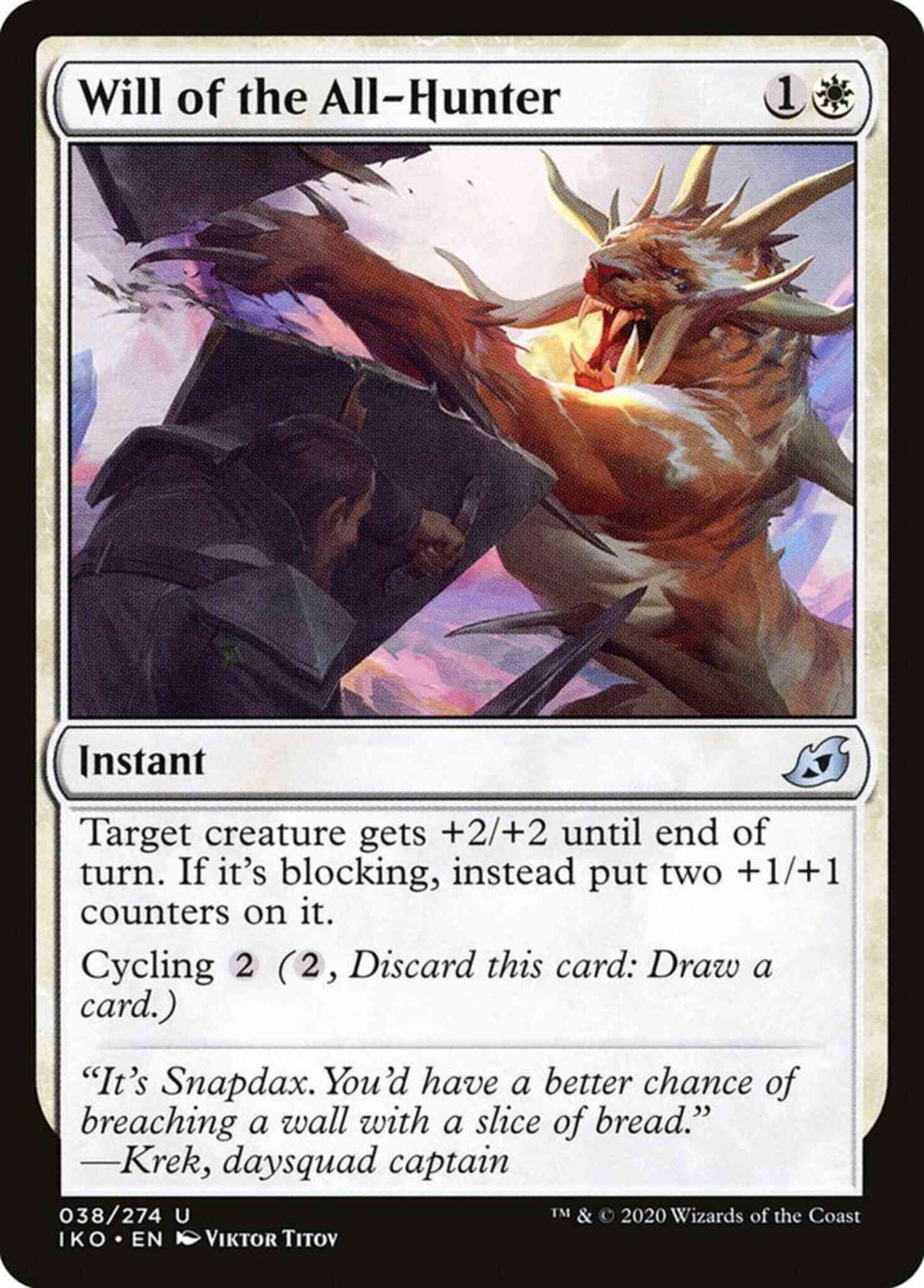 Will of the All-Hunter [38] [Ikoria: Lair of Behemoths] [Non-Foil]