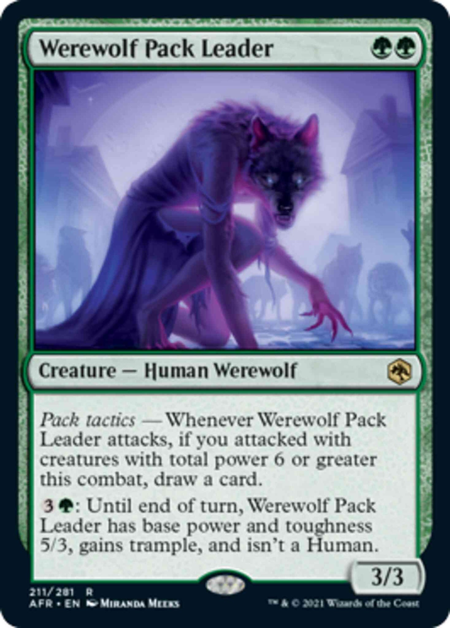 Werewolf Pack Leader [211] [Adventures in the Forgotten Realms] [Non-Foil]