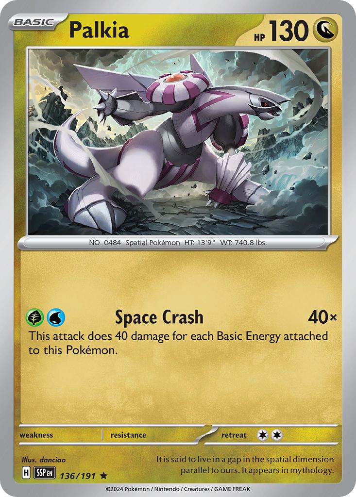 Palkia - 136/191 - Rare [sv08-136] [Holo]