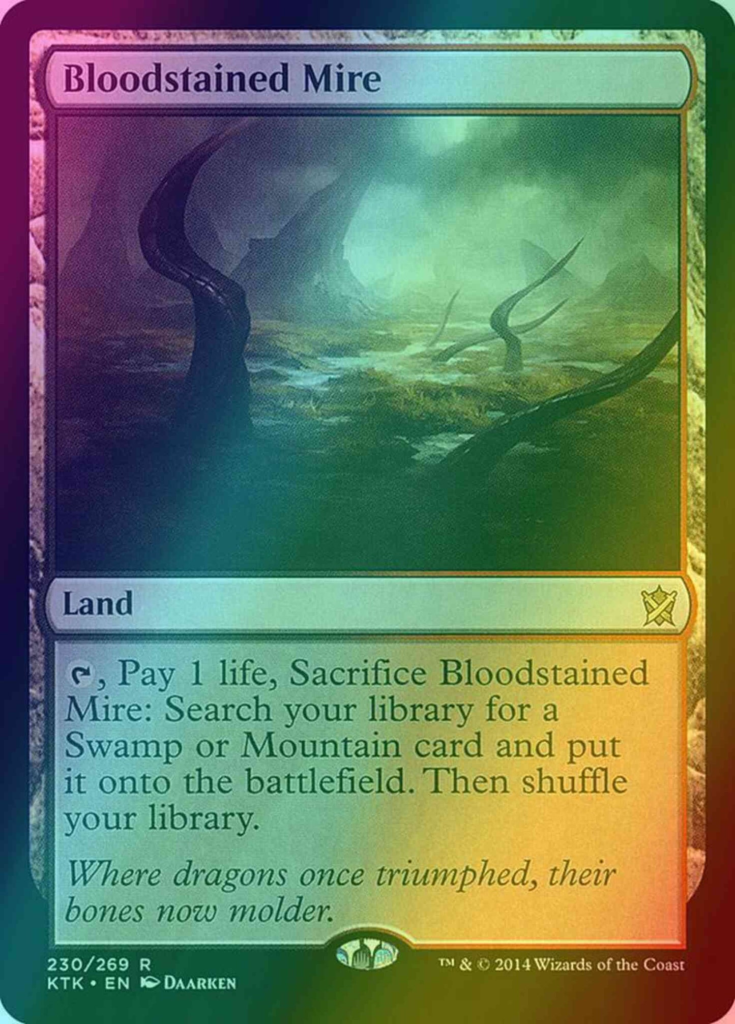 Bloodstained Mire [230] [Khans Of Tarkir] [Foil]