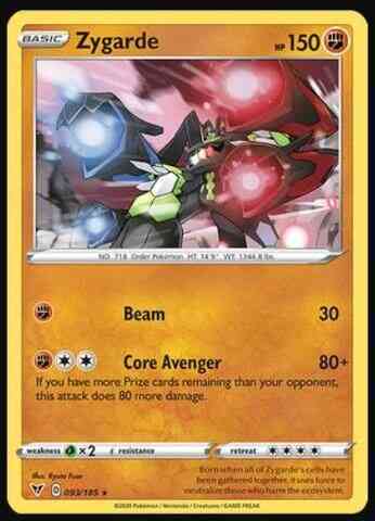 Zygarde - 093/185 - Rare Holo [swsh4-093] [Holo]