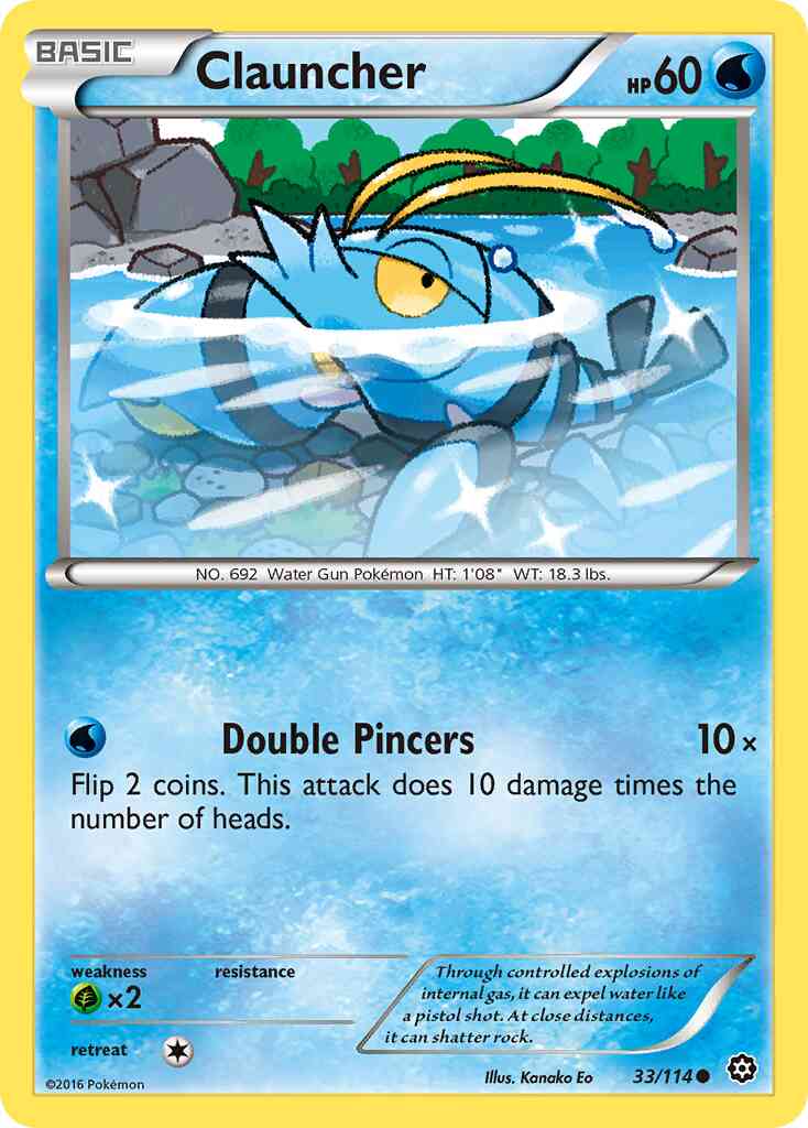 Clauncher - 33/114 - Common [xy11-33] [Non-Holo]
