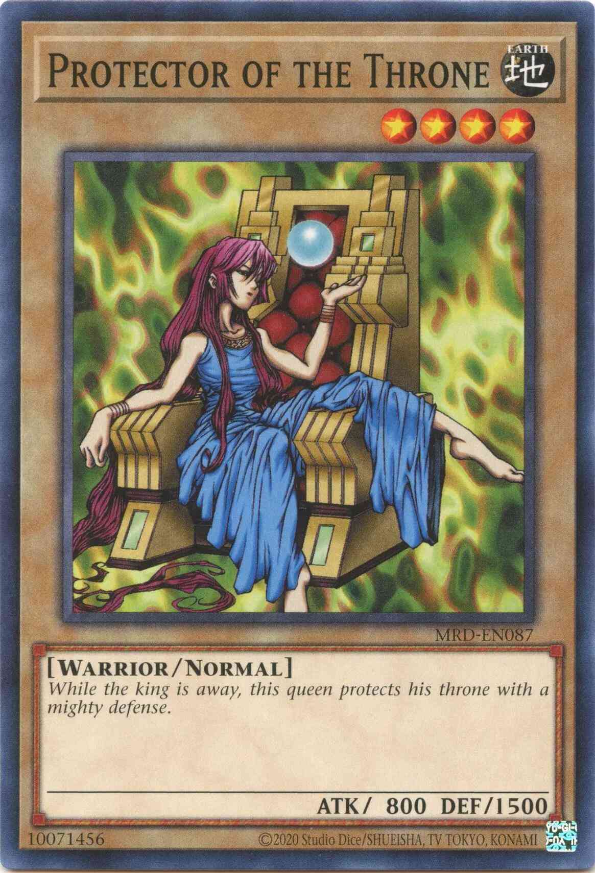 Protector of the Throne - 25th Anniversary - MRD-EN087 - Common - Unlimited