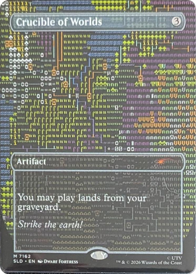 Crucible of Worlds [7162] [Borderless] [Dwarf Fortress] [Secret Lair Drop] [Non-Foil]
