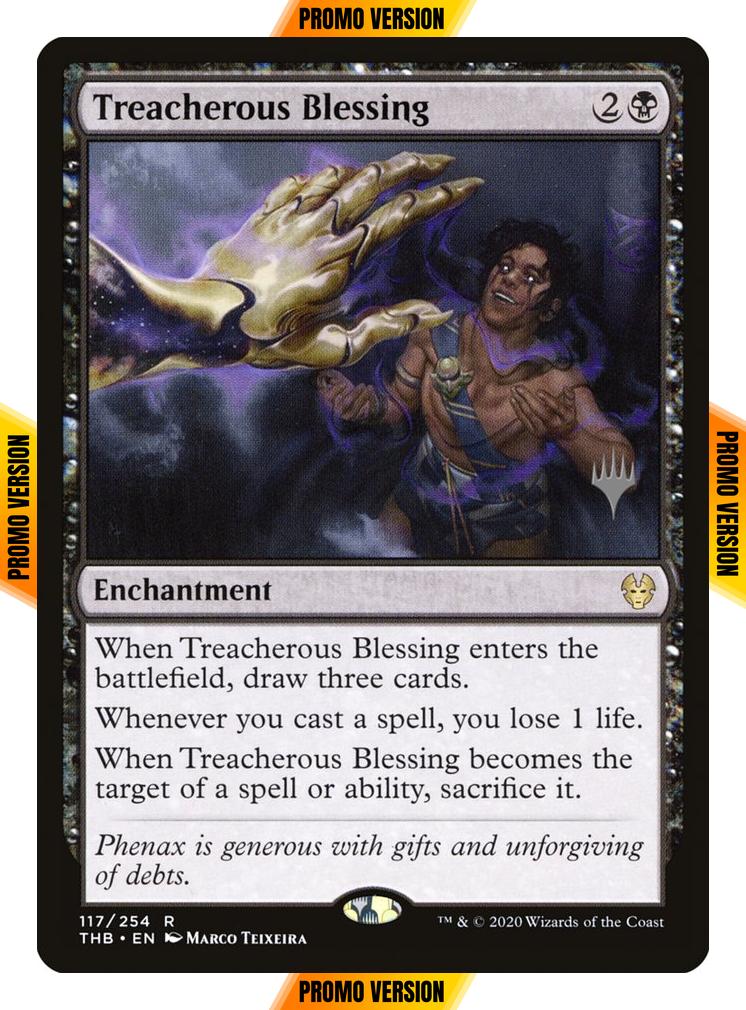 Treacherous Blessing [117p] [Promo Pack] [Theros Beyond Death Promos] [Non-Foil]