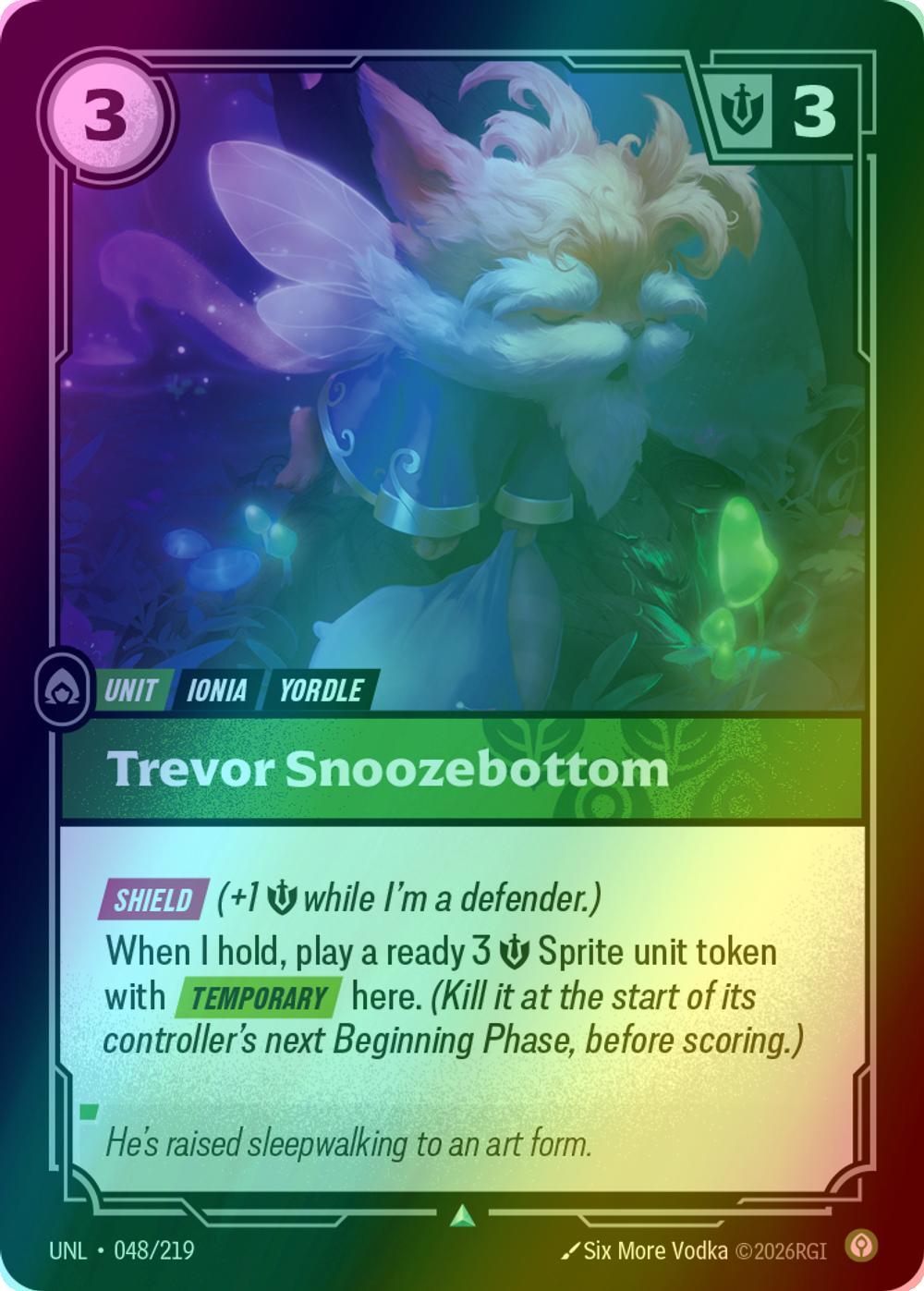 Trevor Snoozebottom - 048/219 [Unleashed] [Foil]