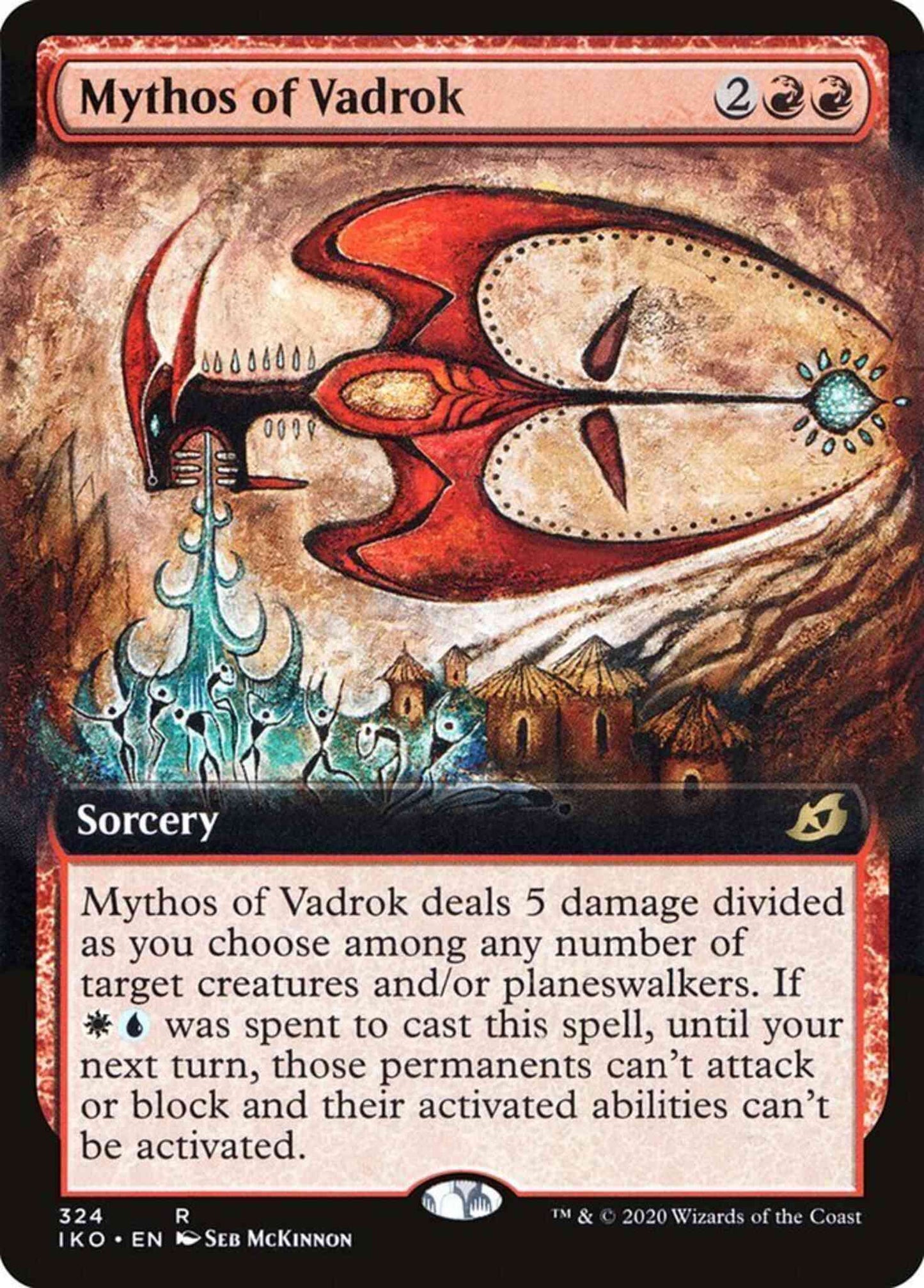 Mythos of Vadrok [324] [Extended Art] [Ikoria: Lair of Behemoths] [Non-Foil]