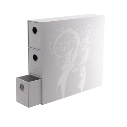 Dragon Shield Fortress Card Drawers - Vertical 3 Row - 1710+ - White