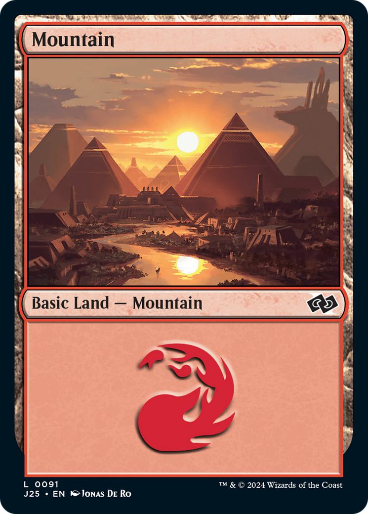 Mountain [91] [Foundations: Jumpstart] [Non-Foil]