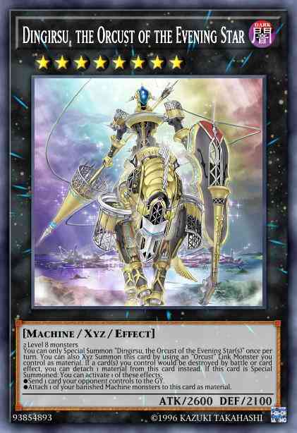 Dingirsu, the Orcust of the Evening Star - DANE-EN038 - Ultra Rare - Unlimited