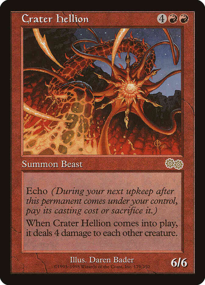 Crater Hellion [179] [Urza's Saga] [Non-Foil]