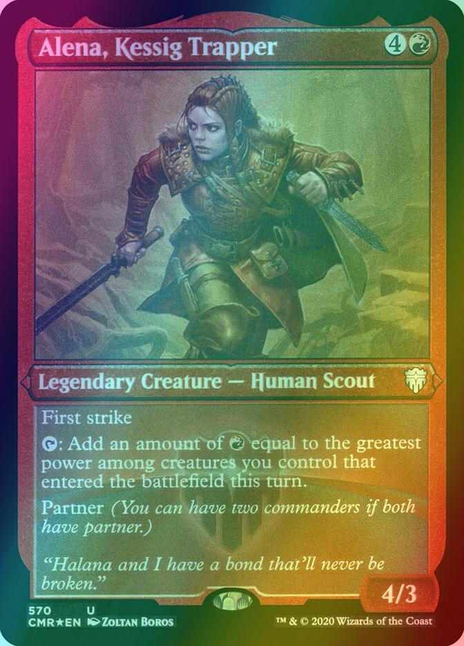 Alena, Kessig Trapper [570] [Commander Legends] [Etched Foil]
