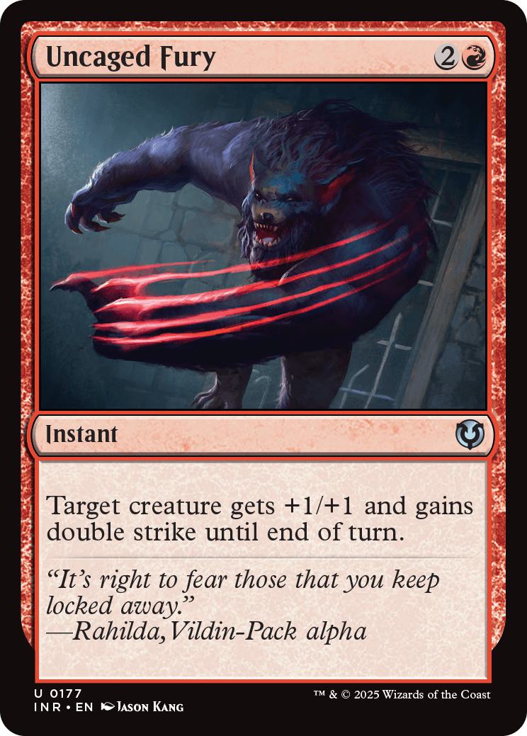 Uncaged Fury [177] [Innistrad Remastered] [Non-Foil]