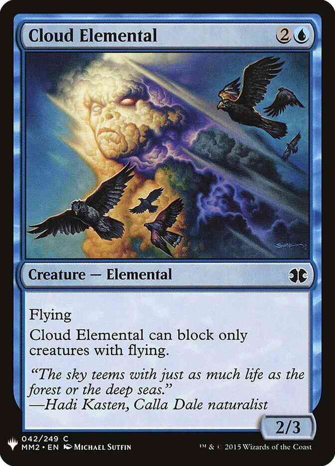 Cloud Elemental [MM2-42] [The List] [Non-Foil]