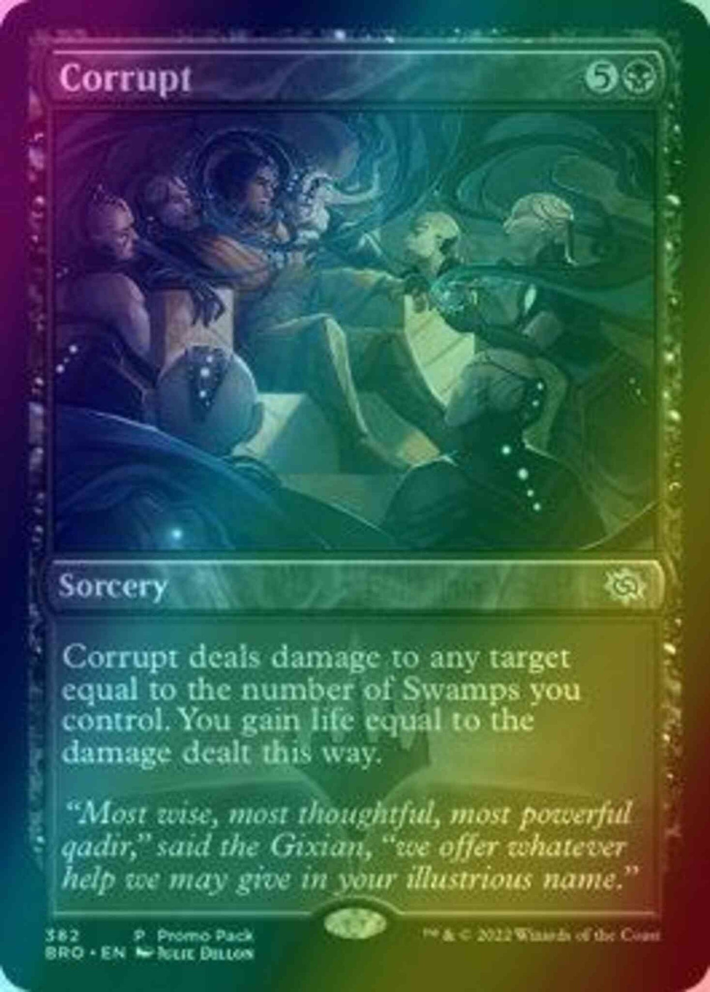 Corrupt [382] [Dark Frame Promo Pack] [The Brothers' War] [Foil]