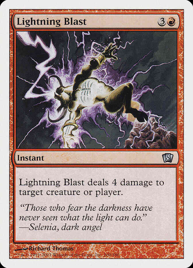 Lightning Blast [200] [Eighth Edition] [Non-Foil]