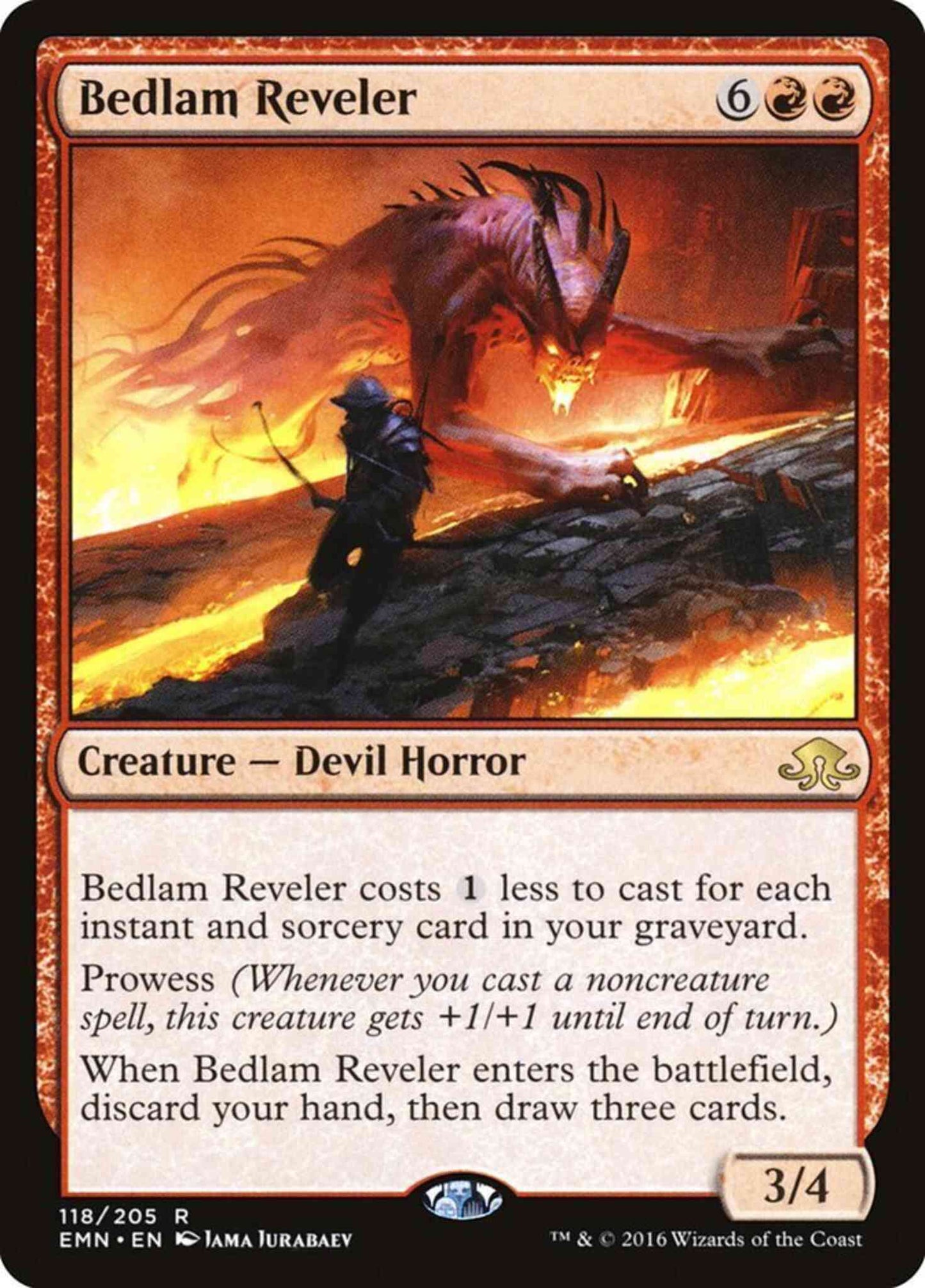 Bedlam Reveler [118] [Eldritch Moon] [Non-Foil]