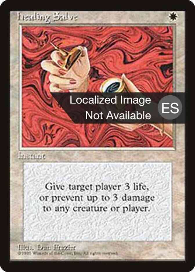 Healing Salve - Japanese [28] [Fourth Edition Black Border: Japanese] [Non-Foil]