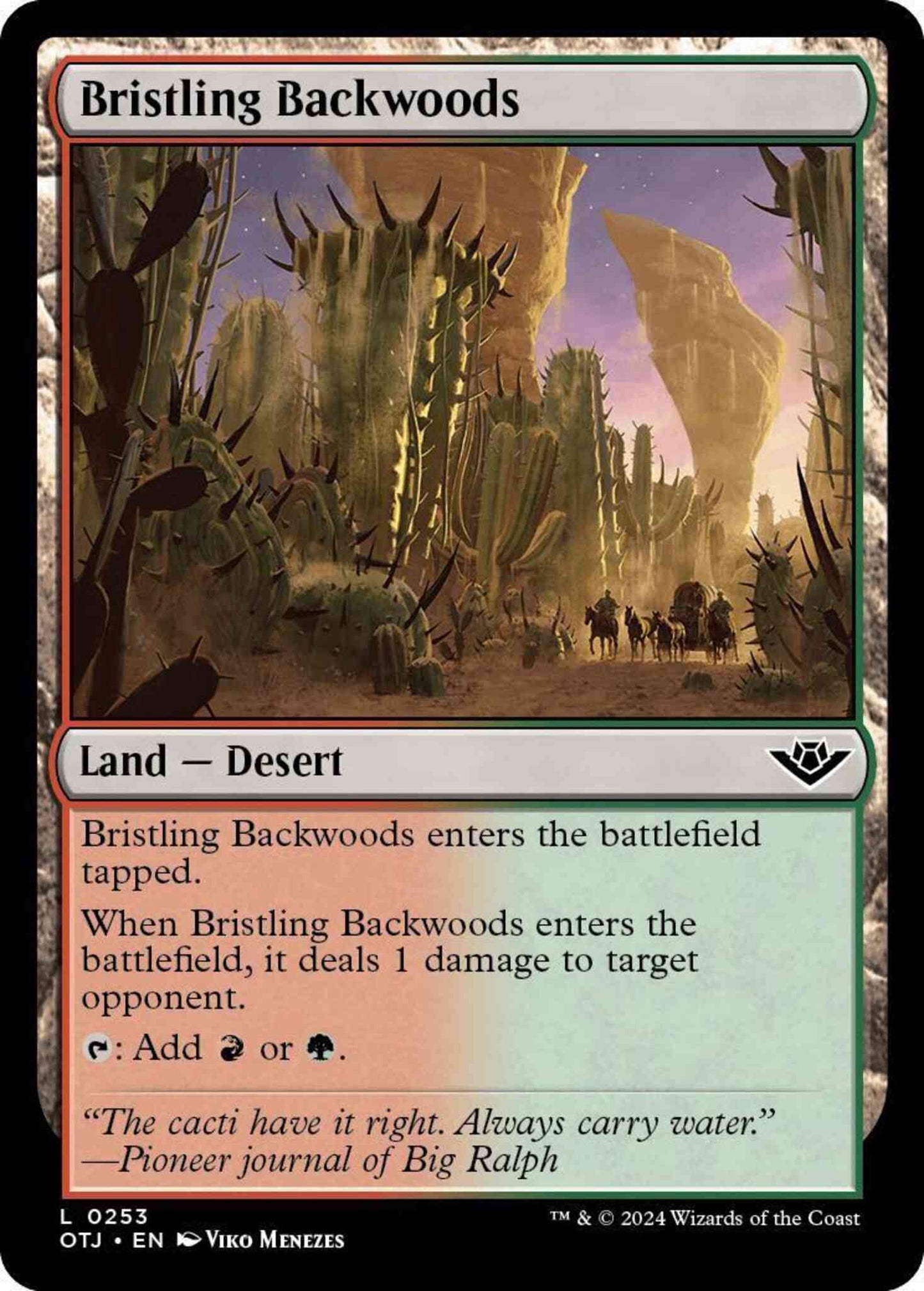 Bristling Backwoods [253] [Outlaws of Thunder Junction] [Non-Foil]