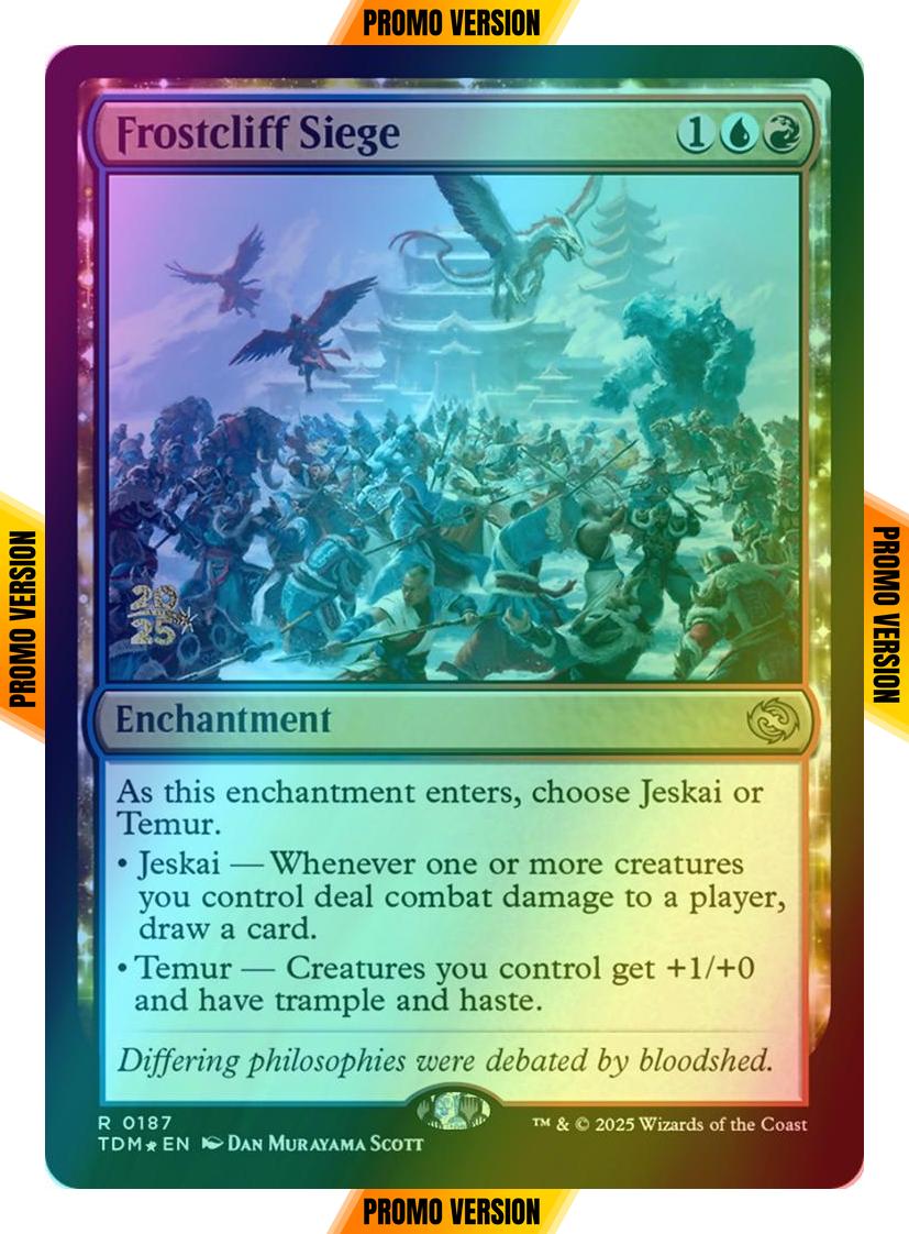 Frostcliff Siege [187s] [Prerelease] [Tarkir: Dragonstorm: Promos] [Foil]