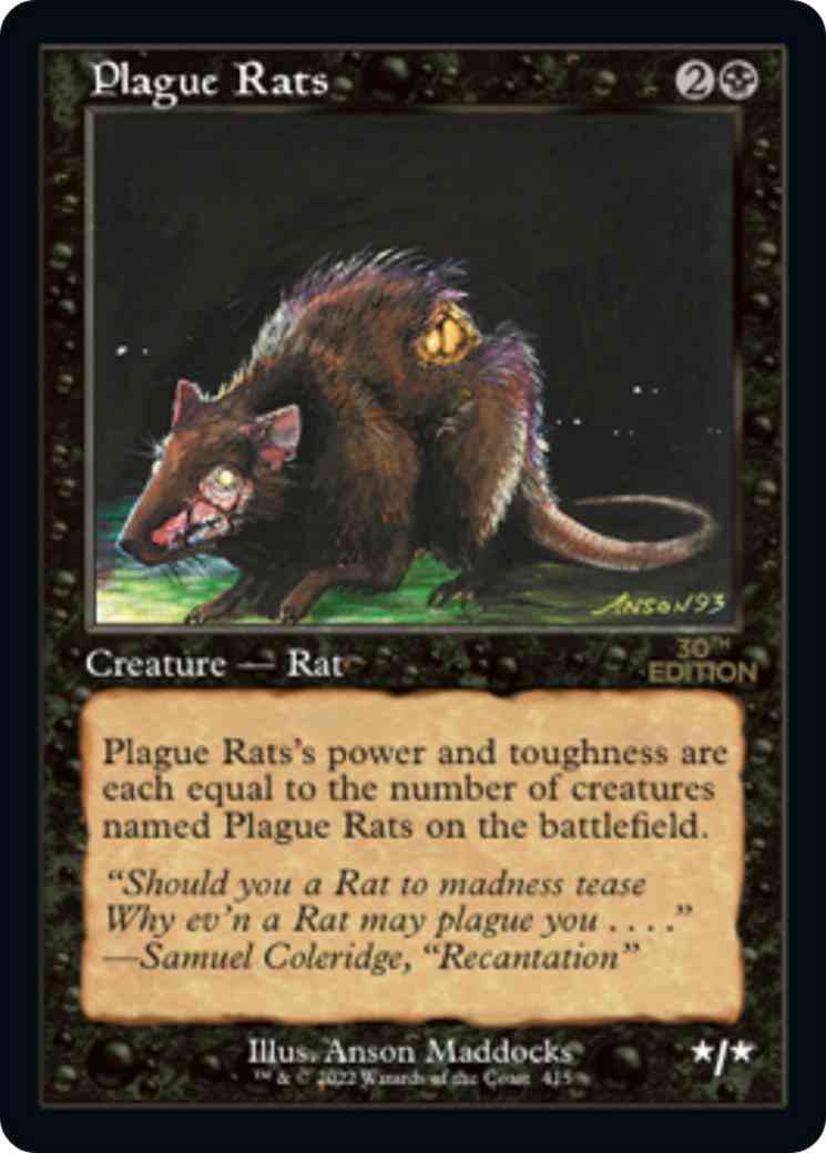 Plague Rats [415] [Retro Frame] [30th Anniversary Edition] [Non-Foil]