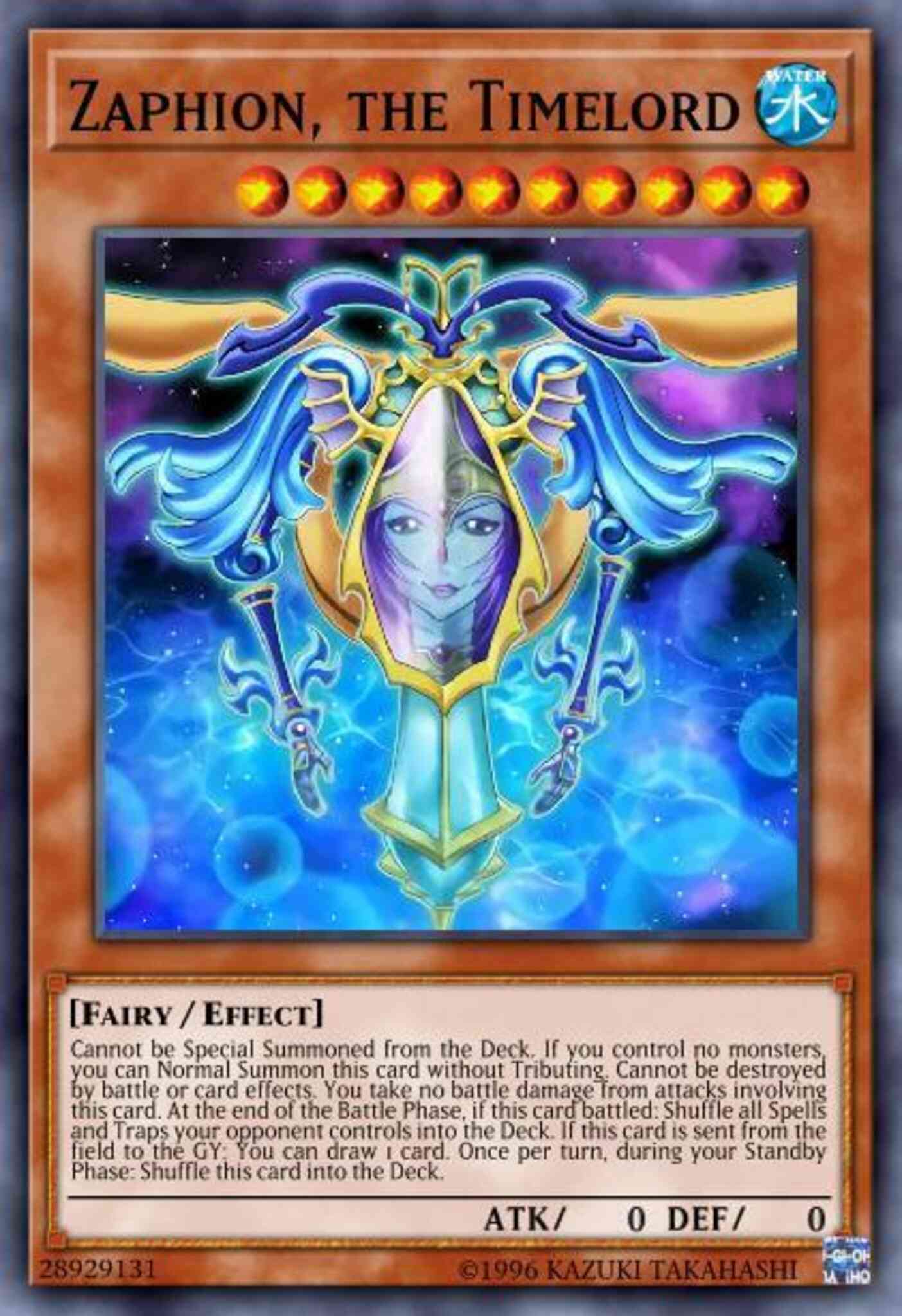 Zaphion, the Timelord - BLLR-EN032 - Ultra Rare - 1st Edition