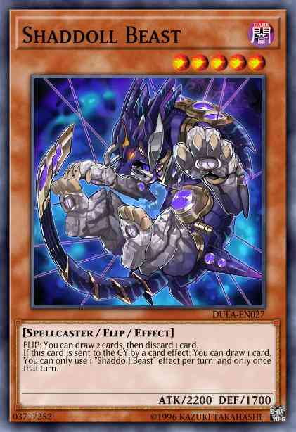 Shaddoll Beast - DUEA-EN027 - Rare - Unlimited