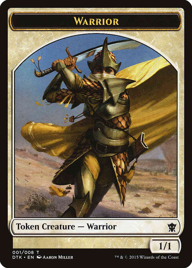 Warrior Token [01] [Dragons of Tarkir Tokens] [Non-Foil]