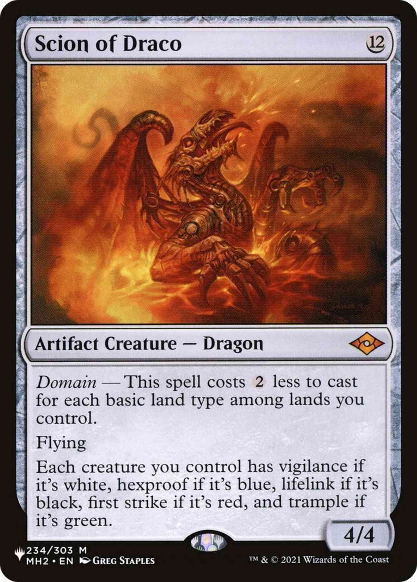 Scion of Draco [MH2-234] [The List] [Non-Foil]