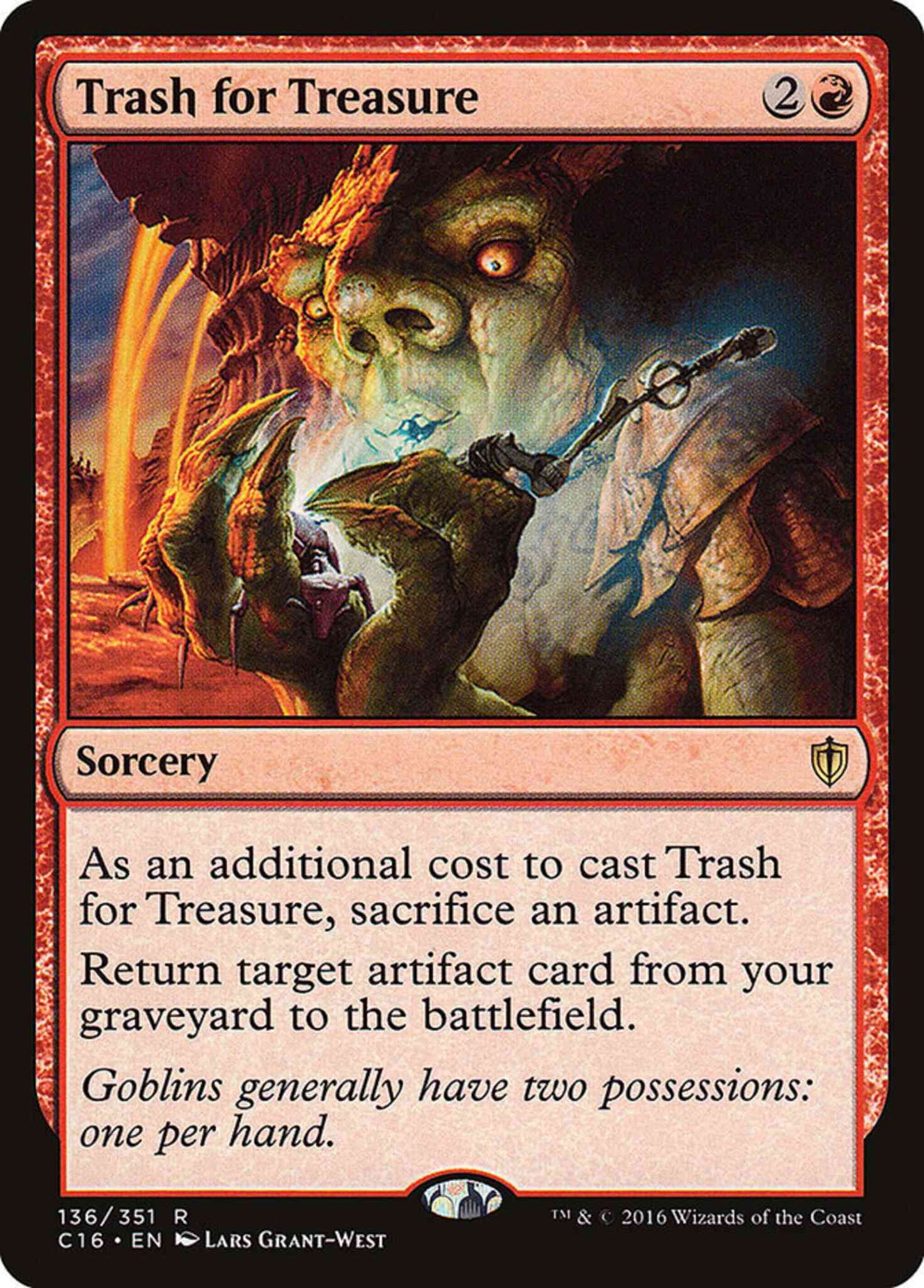 Trash for Treasure [136] [Commander 2016] [Non-Foil]